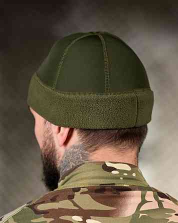 Флісова шапка докерка олива ВТ6854 Одеса