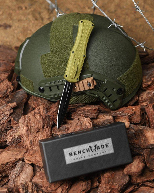 Ніж викидний Benchmade olive ВТ3954 Одеса - фото 7