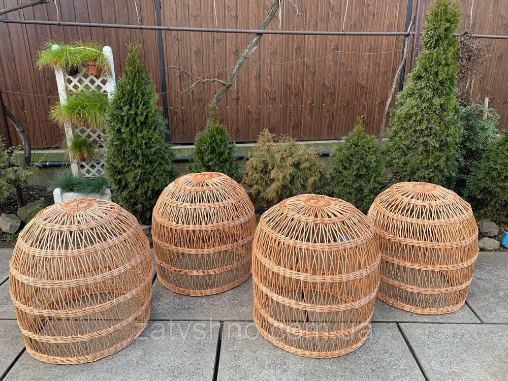 Плетеная люстра в виде большого шара Киев - изображение 6