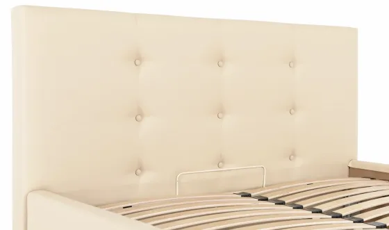 Кровать Двуспальная Manchester Comfort 160 х 190 см Fly 2207 С подъемным механизмом и нишей для белья Бежевый Киев