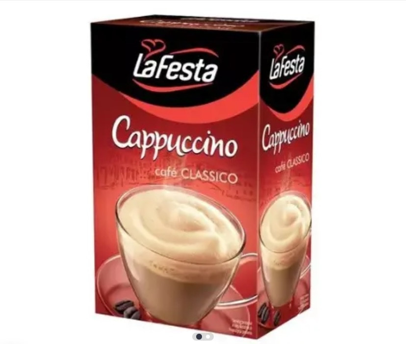 Кавовий напій La Festa Cappuccino Vanilla. Кавовий напій Капучино з ванільним смаком 10 пакетів Виноградів - фото 1