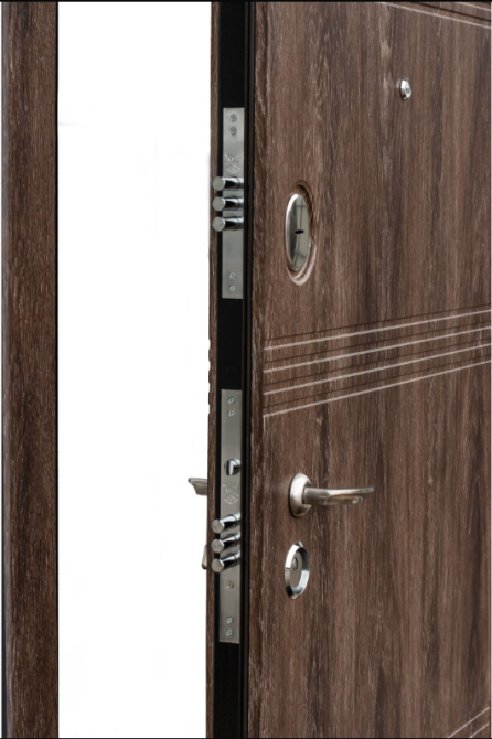 Дверь входная Наши Двери РУБЕЖ Паралель Дуб Портовый 960х2050 мм Киев - изображение 3