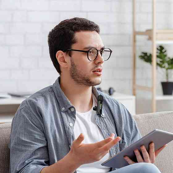 Бездротовий мікрофон HOCO L20 Fair чорний Київ