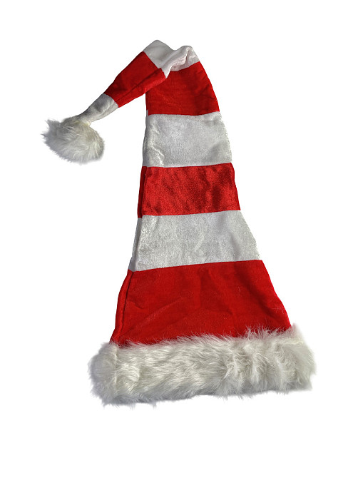 Капелюшок новорічний червоно-білий з помпоном Ровно - изображение 1