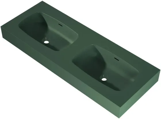 Раковина  Elita Dimple Duo 120Cm Marmur Forest Green Matt 168889 Киев