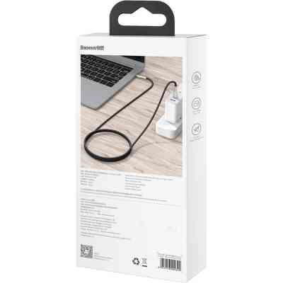Дата кабель USB-C to USB-C 1.0m 100W metal black Baseus (CATJK-C01) Вінниця