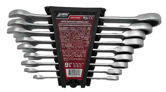 Набор ключей рожково-накидных трещоточных 9пр. (8-19мм) JBC-51092 Одесса