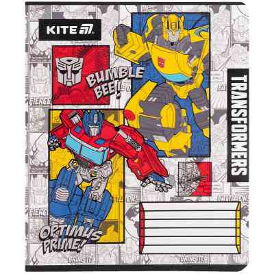 Тетрадь Kite Transformers, 12 листов, клетка (TF25-232) Винница