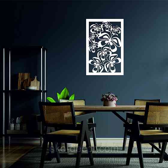 Декоративне настінне 3D Панно «Метелики» Декор на стіну з об'ємом Київ