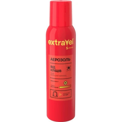 Аерозоль від комах Extravel Superior Від кліщів 100 мл (4820184442443) Вінниця - фото 1