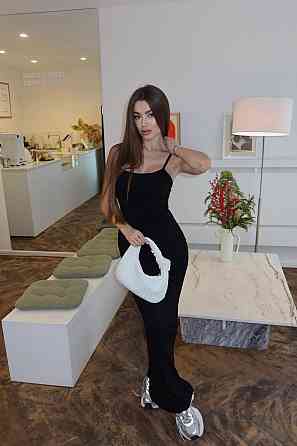 Жіноча елегантна вечірня довга сукня з еластичної віскози Одеса