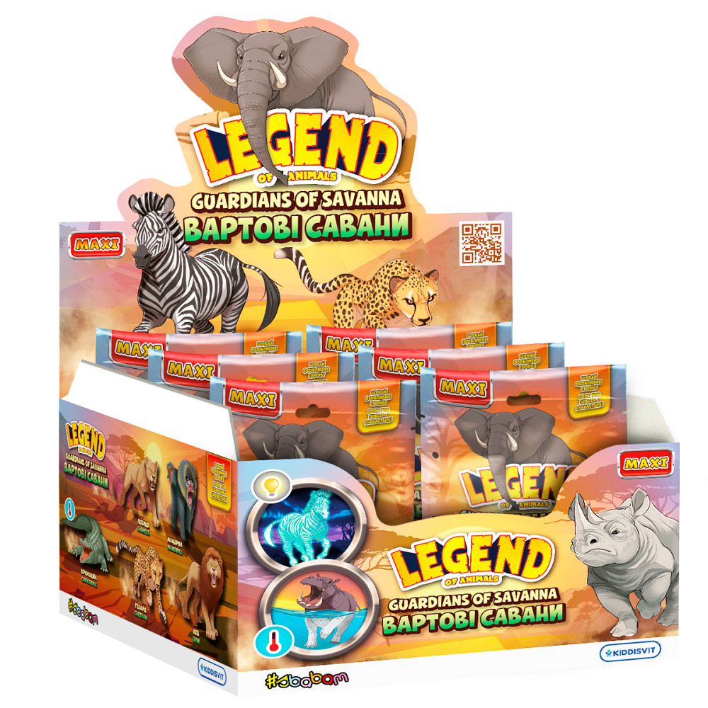 Дисплей стретч-іграшок у вигляді тварини – Вартові савани (10 шт.) Дніпро - фото 1