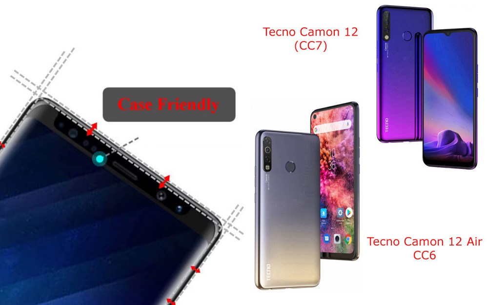 Захисне скло HyperGlass Pro для Tecno Camon 12 (CC7), Camon 12 Air CC6 – максимальна чутливість та захист Київ - фото 4