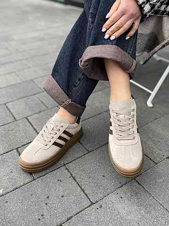 Без бренда Кеди жіночі Notta bene K-0524 бежеві (весна-осінь, замша натуральна) (5812) 39 Коломия