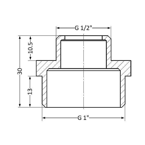 Ніпель Thermo Alliance Standart 1"х1/2" НР SD4082515 Київ