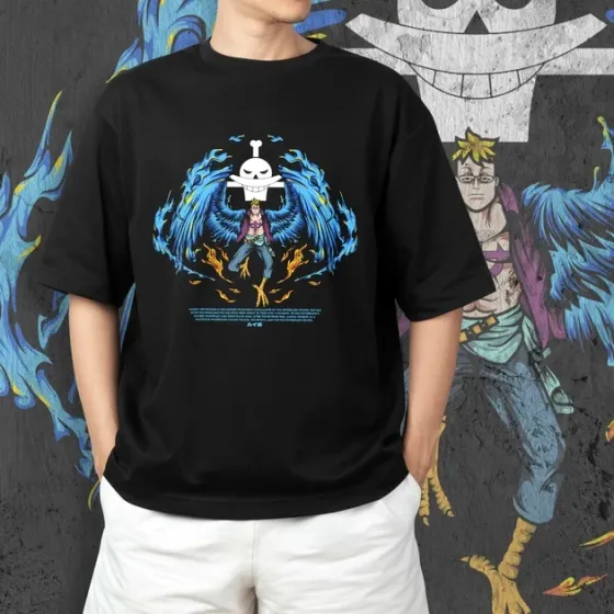 Футболка для подростка мальчика с принтом Ван Пис Marco The Phoenix Размер 160 Anime10249 Днепр