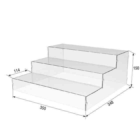 Товарна горка EKOSTAR на 3 сходи 350x348x150 Київ