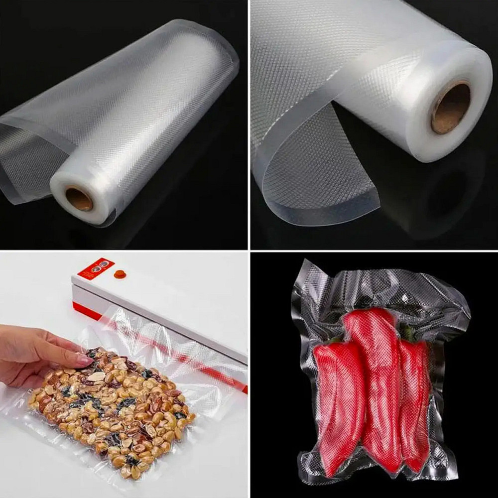 Пакети для вакууматора 5 м*25см, рулон / Вакуумні рулонні пакети для зберігання їжі Київ - фото 5