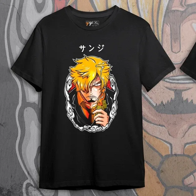 Футболка для подростка мальчика с принтом Ван Пис Санджи Размер 160 Anime10029 Днепр - изображение 1