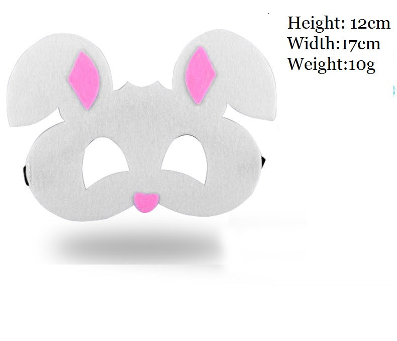 Детская маска на лицо Заяц one size бело-розовый Киев - изображение 2