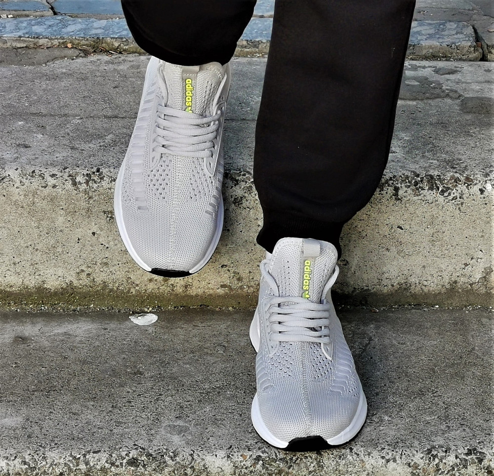 Кроссовки Adidas Мужские Серые Адидас BOOST (размеры: 41,42,43,45) Днепр - изображение 6