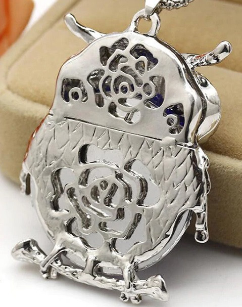 Подвеска Сова с цепочкой женская 70 см разноцветный Киев - изображение 4