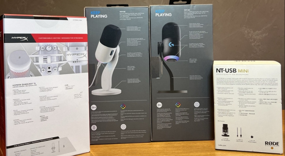 Мікрофон HyperX QuadCast S, Logitech Yeti GX, Rode NT-USB, Fifine, JBL. Харків - фото 7