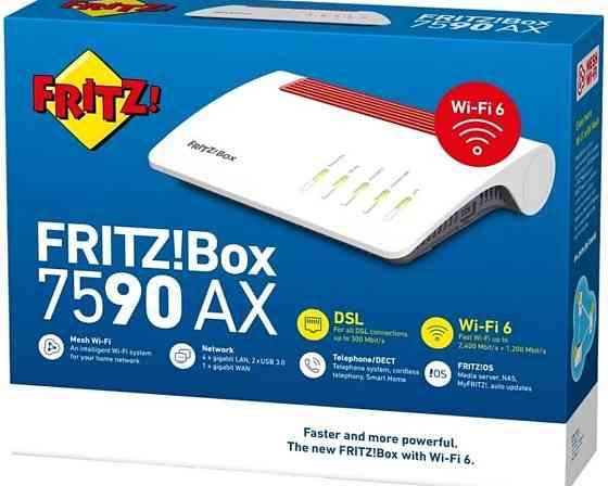 Флагманський роутер FRITZ!Box 7590 AX. Київ