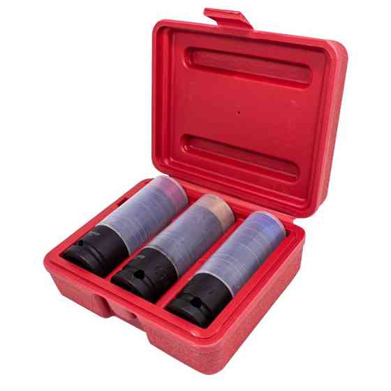 Набір головок ударних глибоких тонкостінних в захисному кожусі 3пр.1/2" 6-гранна(17,19,21мм) Одеса