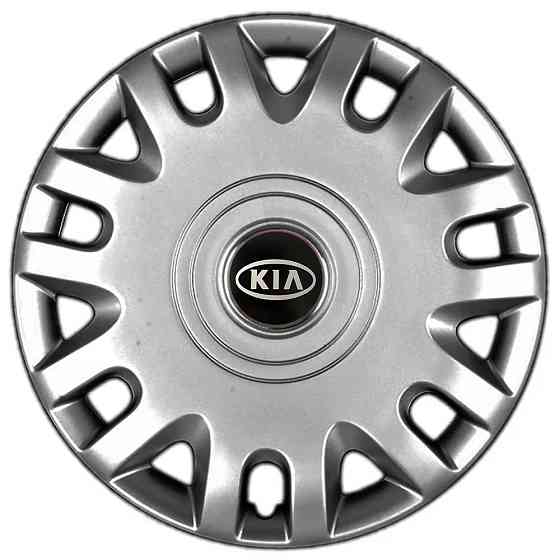 Автомобильные модельные колпаки R15 Kia 333 4шт, SJS, серебряные Киев