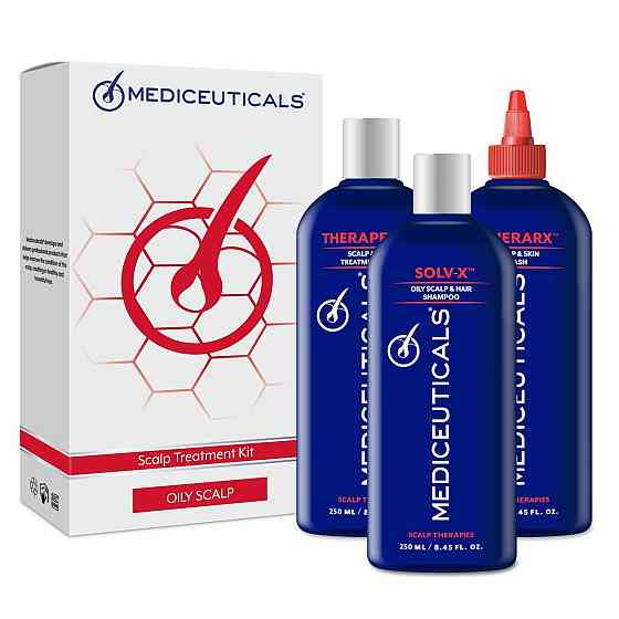 Набір для жирної шкіри голови Scalp Treatment Kit Mediceuticals, 3х250 мл Дніпро