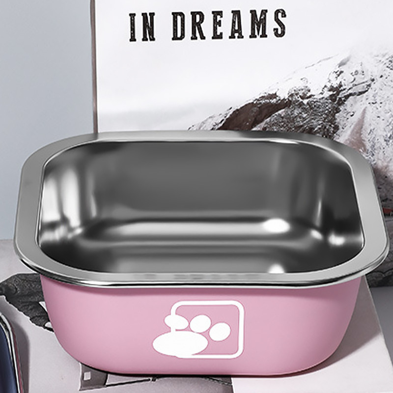 Миска для собак котов Taotaopets 1910002 металлическая Pink 160 мм Киев - изображение 3