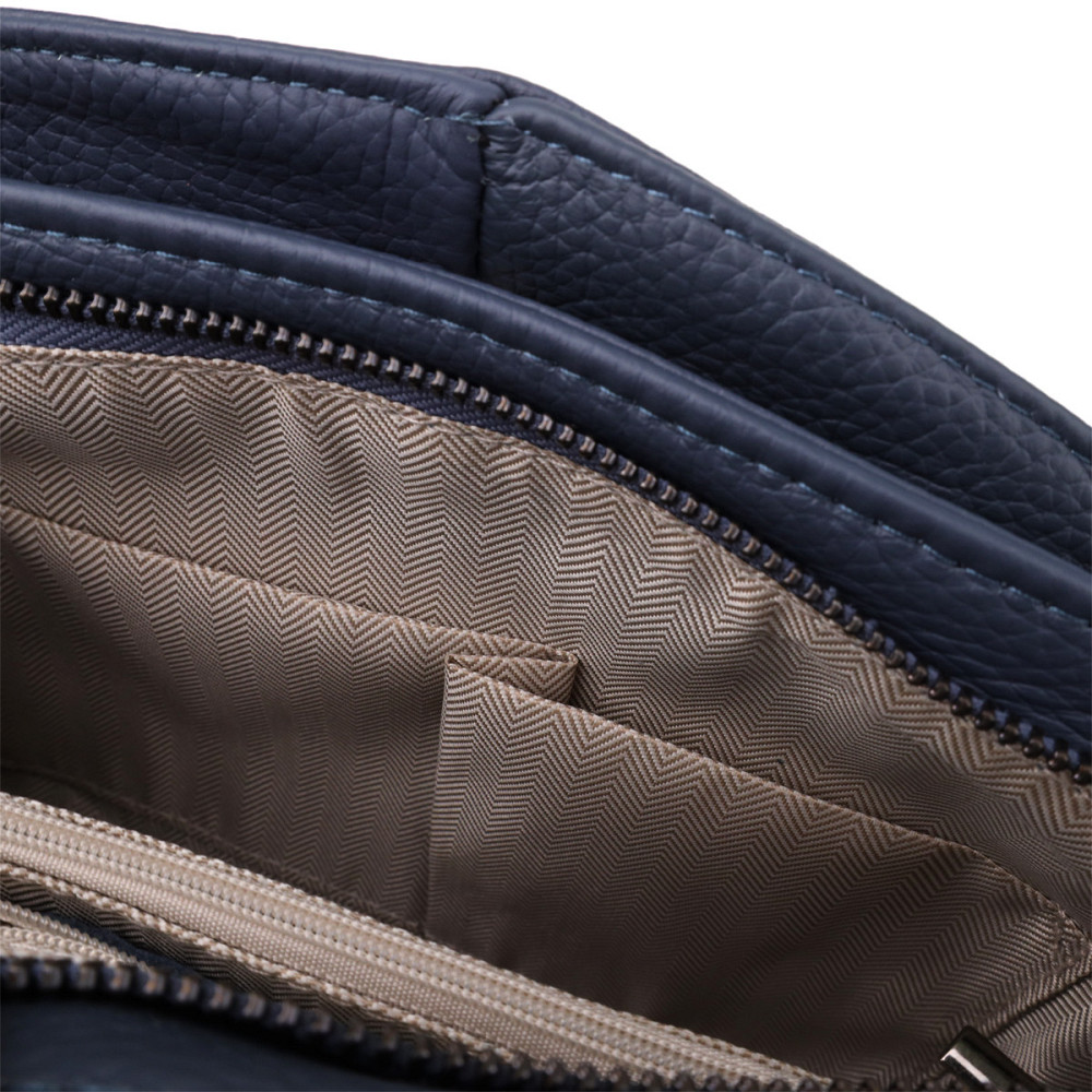 Сумка на плечо из натуральной кожи для женщин Vintage 23009 Синий Киев - изображение 9