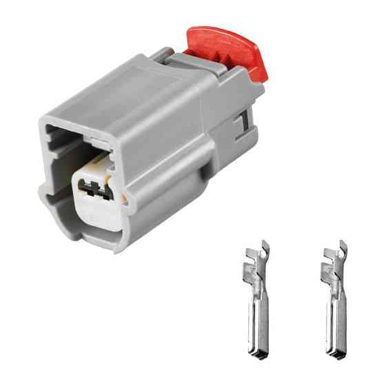 Роз'єм конектор 2-кон., Дат, Температури, Дат, Подушки Безопасности, Дат, Удара, Сірий, Ford Київ