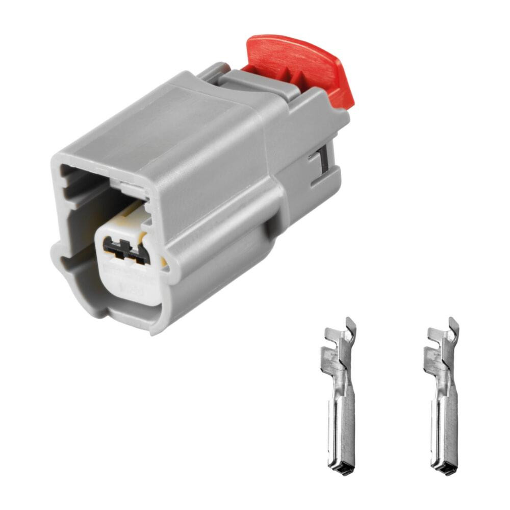 Роз'єм конектор 2-кон., Дат, Температури, Дат, Подушки Безопасности, Дат, Удара, Сірий, Ford Київ - фото 1