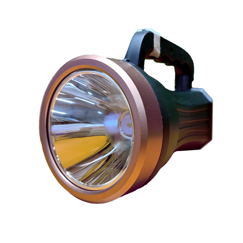 Фонарик с аккумулятором и ручкой 5Вт, IP54, черный Днепр - изображение 3