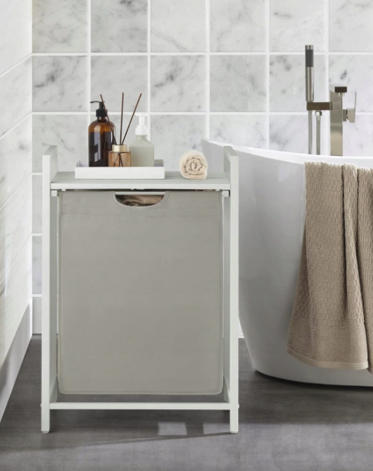 Корзина для белья Leobert Napoli 65 л стиль Loft прочная и вместительная для ванной комнаты Киев - изображение 3