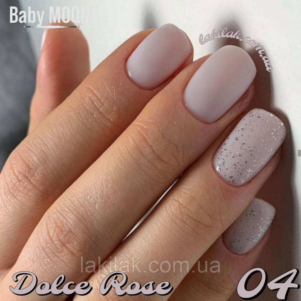 Гель-лак BABY MOON Dolce Rose №04 молочно-зефірний, 6 мл Херсон - фото 1