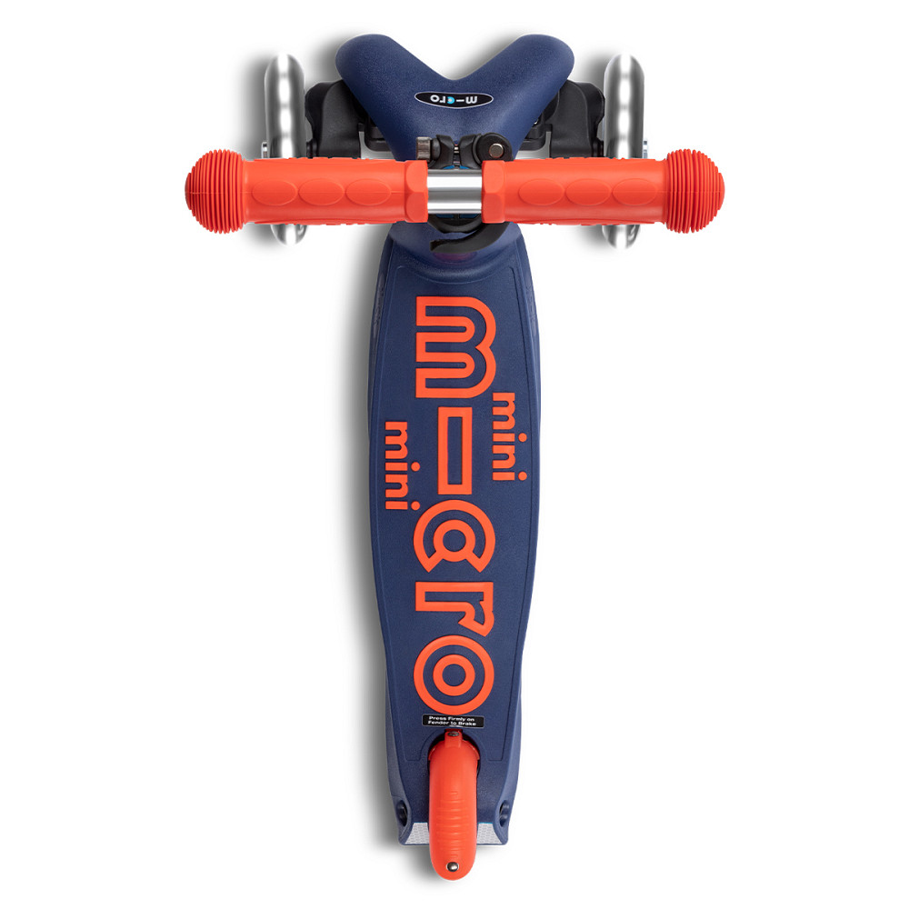 Самокат MICRO складний серії Mini Deluxe Foldable LED – Синій Дніпро - фото 17