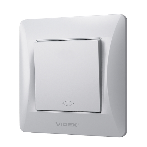 BINERA срібний шовк Вимикач внутрішній проміжний 1кл Videx Житомир - фото 4