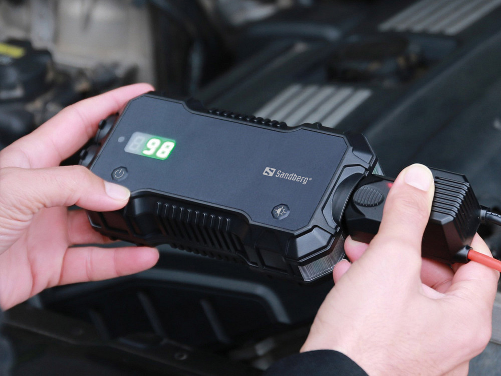 Автомобільний Jump Starter 10000mAh 18W USB-C,USB-A, ліхтар 2W Sandberg Винница - изображение 7