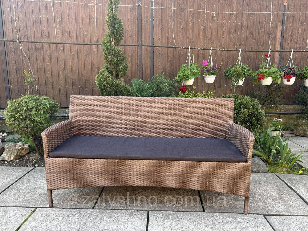 Диван ротанговий плетений вуличний Київ - фото 5