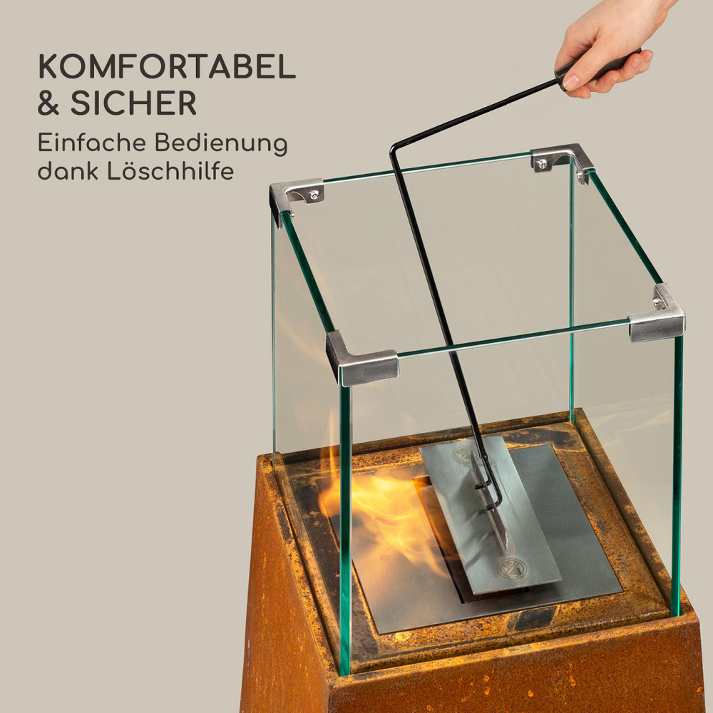 Безпечний пальник для каміна на етанолі Firetower 250 мл/1,5 год засобу пожежогасіння решітка для захисту від Рівне - фото 5