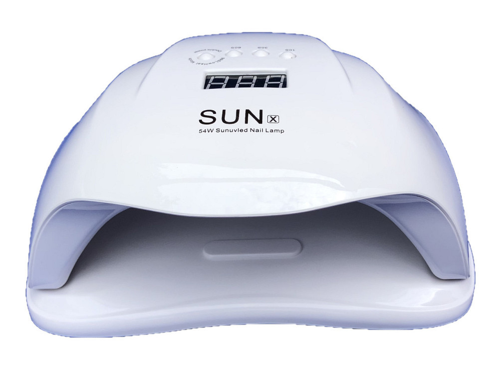 Гібридна UV/LED лампа для манікюру SUN X 54 Вт з пониженням потужності, таймер 10/30/60/99 с, Біла Київ - фото 13