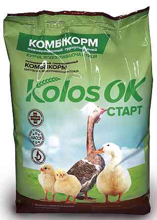 Комбікорм Kolosok старт для курчат, водоплаваючої птиці (1-8 тижнів)  5 кг Вінниця