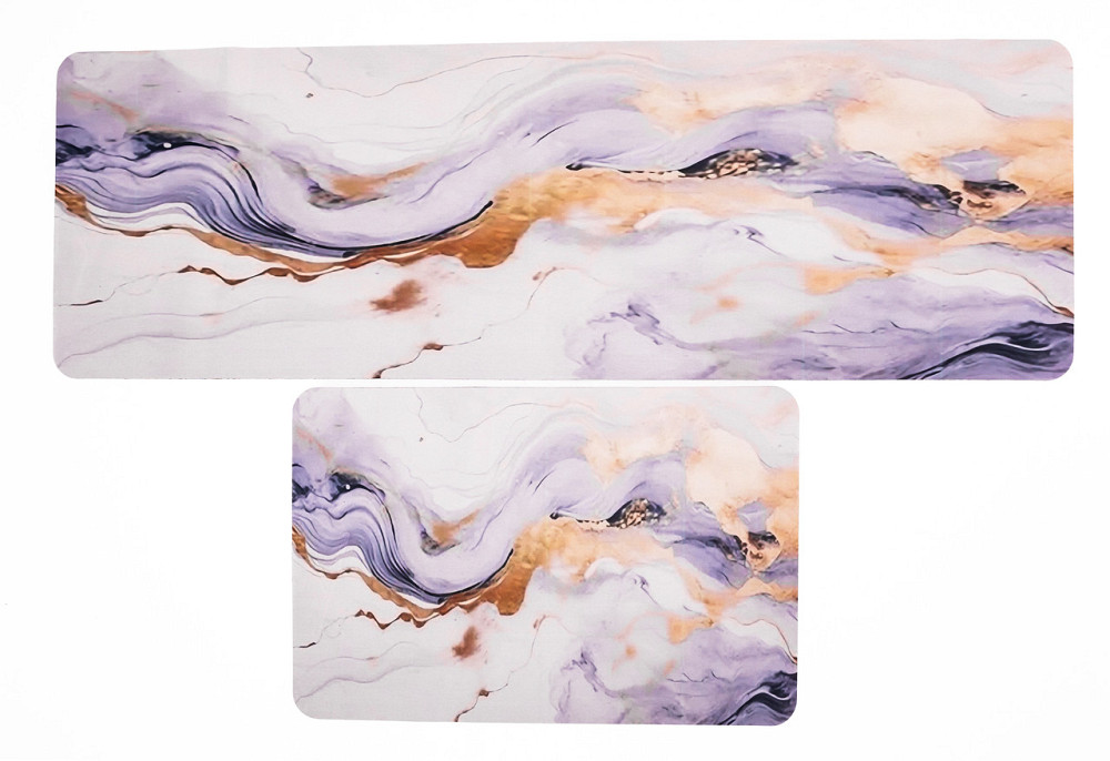 Yiwu Набір кухонних килимків 2 шт протиковзкі вологостійкі HP-42-14W Киев - изображение 1