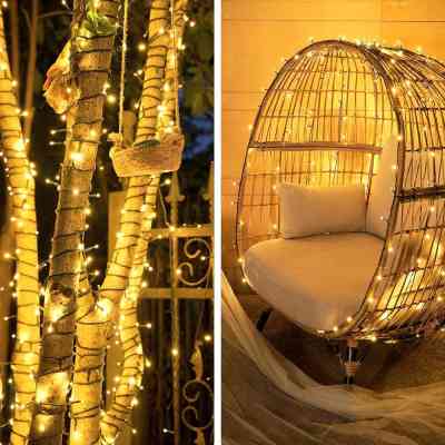 Гірлянда ColorWay Мішура LED 320 10 м 8 функцій теплий колір USB (CW-G-320L10U) Вінниця