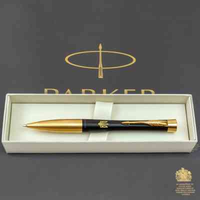 Ручка кулькова Parker URBAN 17 UKRAINE Muted Black GT BP Трезубец (30035_T001y) Вінниця