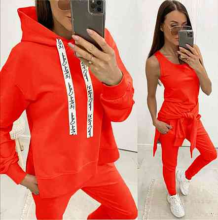 Спортивний трикотажний костюм трійка "Weekend" оптом | Батал | Розпродаж моделі Київ