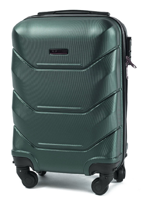 Чемодан пластиковый WINGS 147 микро 51 см темно-зеленый Киев - изображение 1